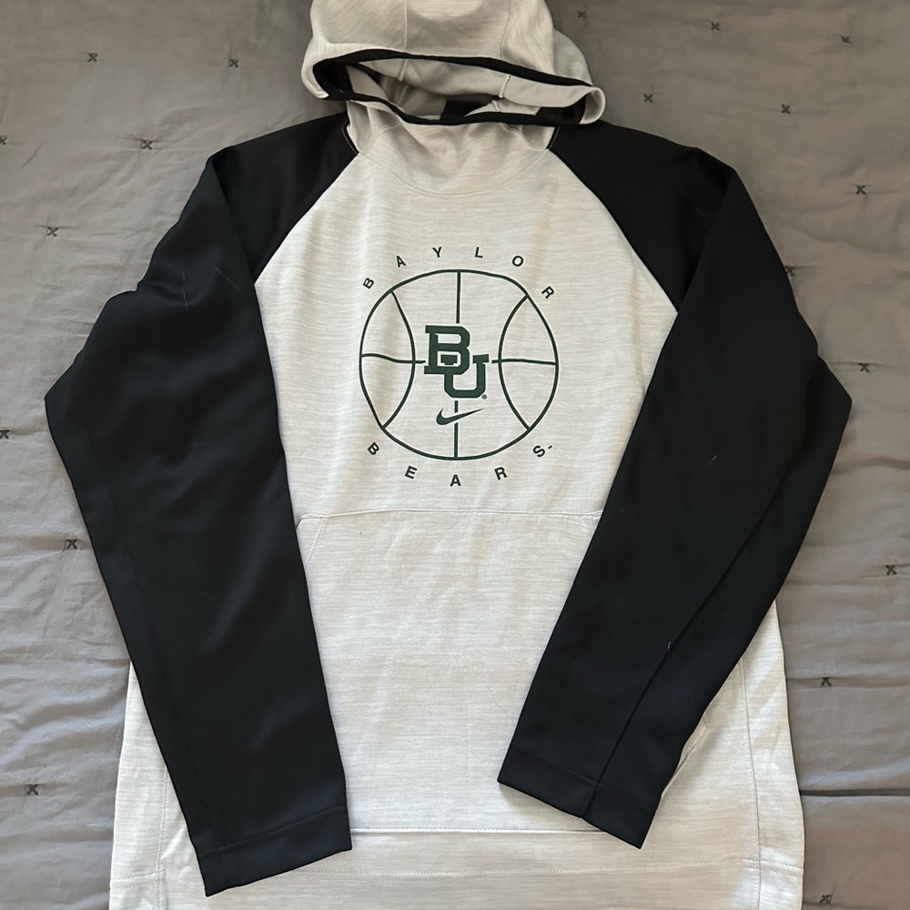 Baylor basketball nike team issued hoodie